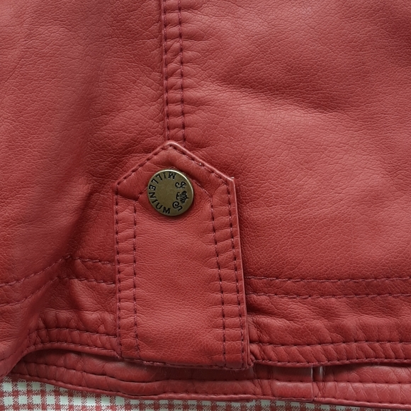 BUTTERY SOFT FAUX LEATHER JACKET - Picture 5 of 9